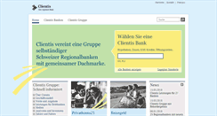 Desktop Screenshot of clientis.ch