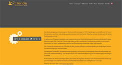 Desktop Screenshot of clientis.com