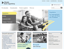 Tablet Screenshot of cbt.clientis.ch